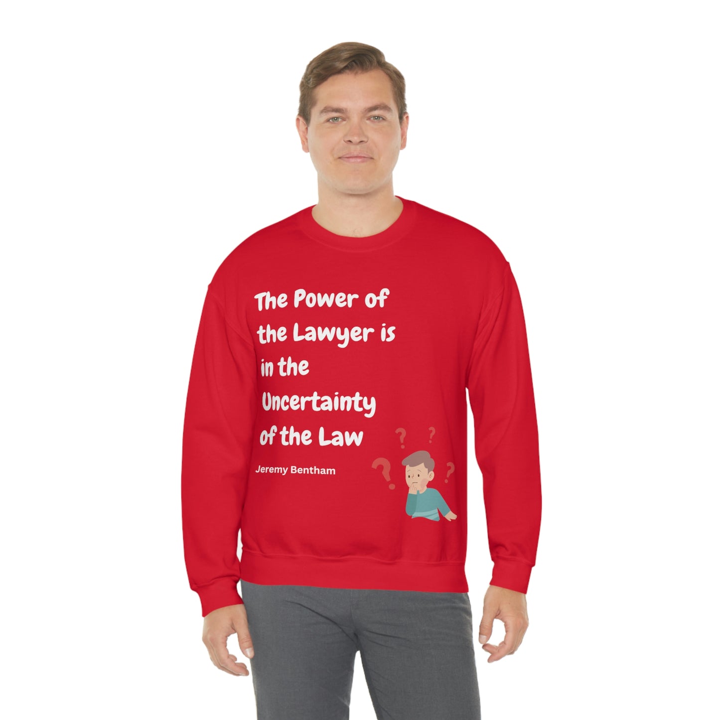 The Power of the Lawyer - Unisex Heavy Blend™ Crewneck Sweatshirt