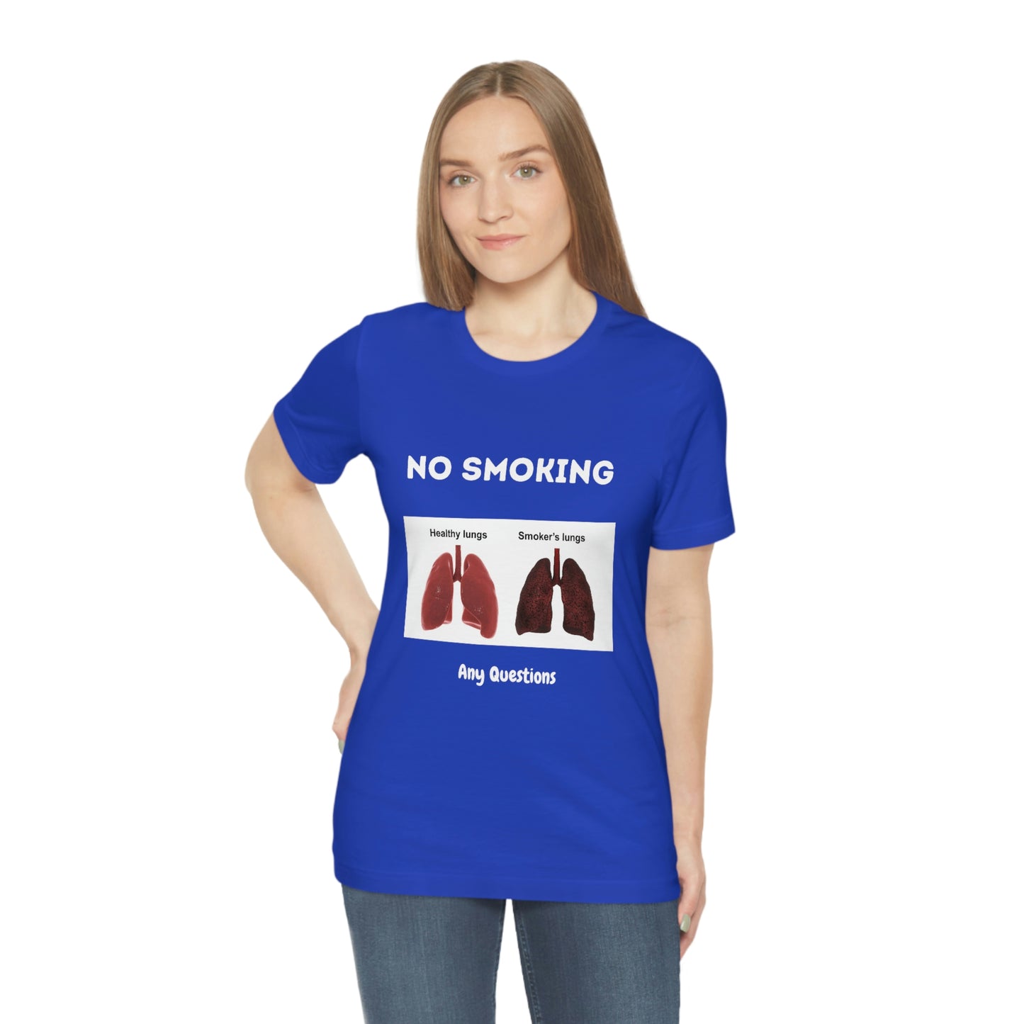 No Smoking Unisex Jersey Short Sleeve Tee