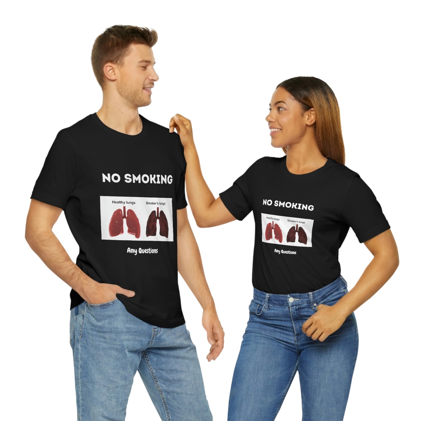 No Smoking Unisex Jersey Short Sleeve Tee