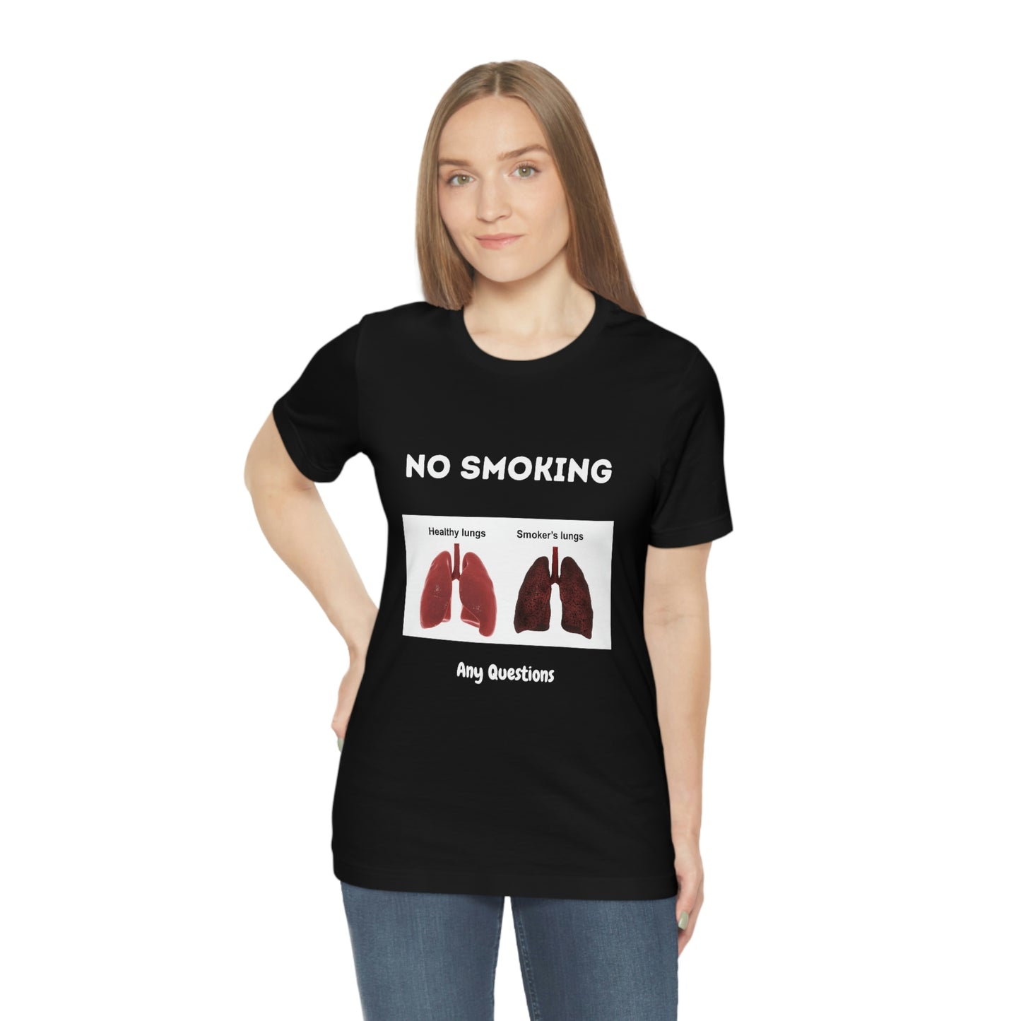 No Smoking Unisex Jersey Short Sleeve Tee