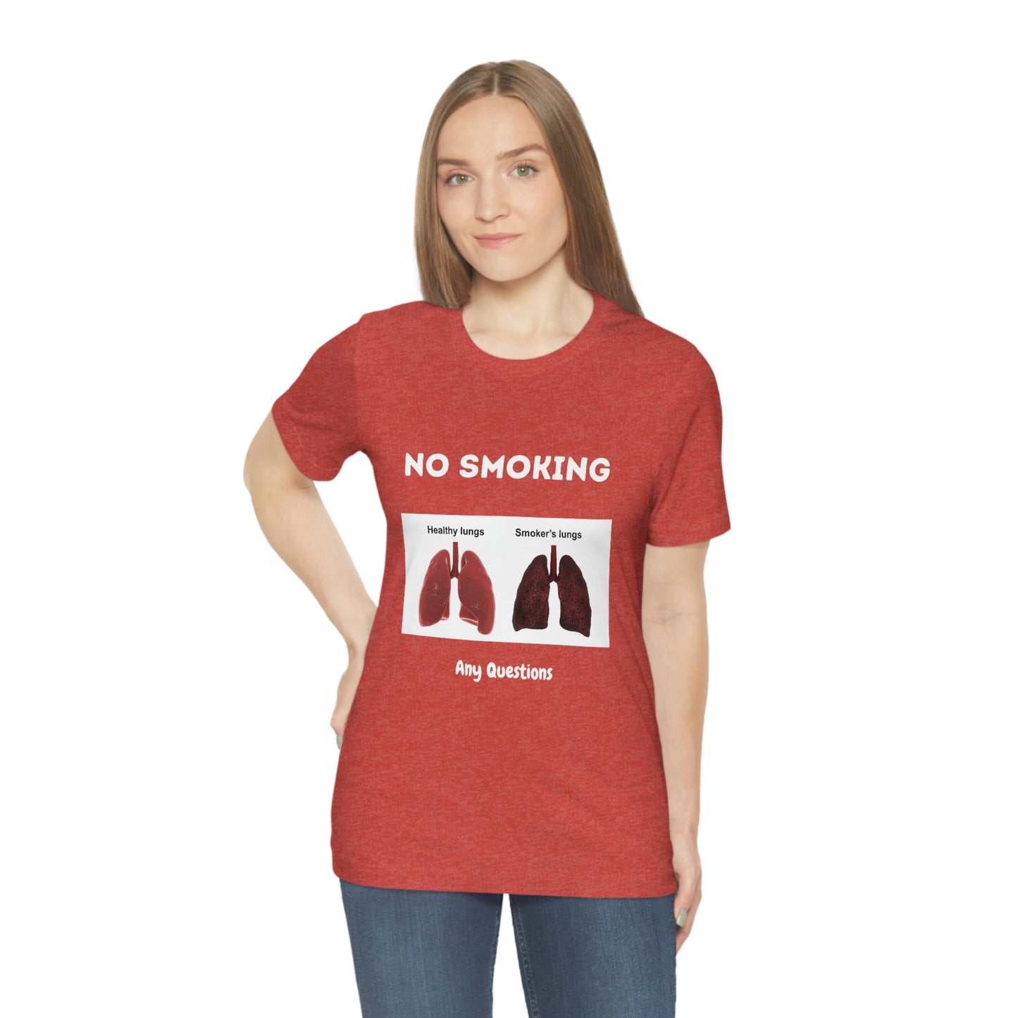 No Smoking Unisex Jersey Short Sleeve Tee