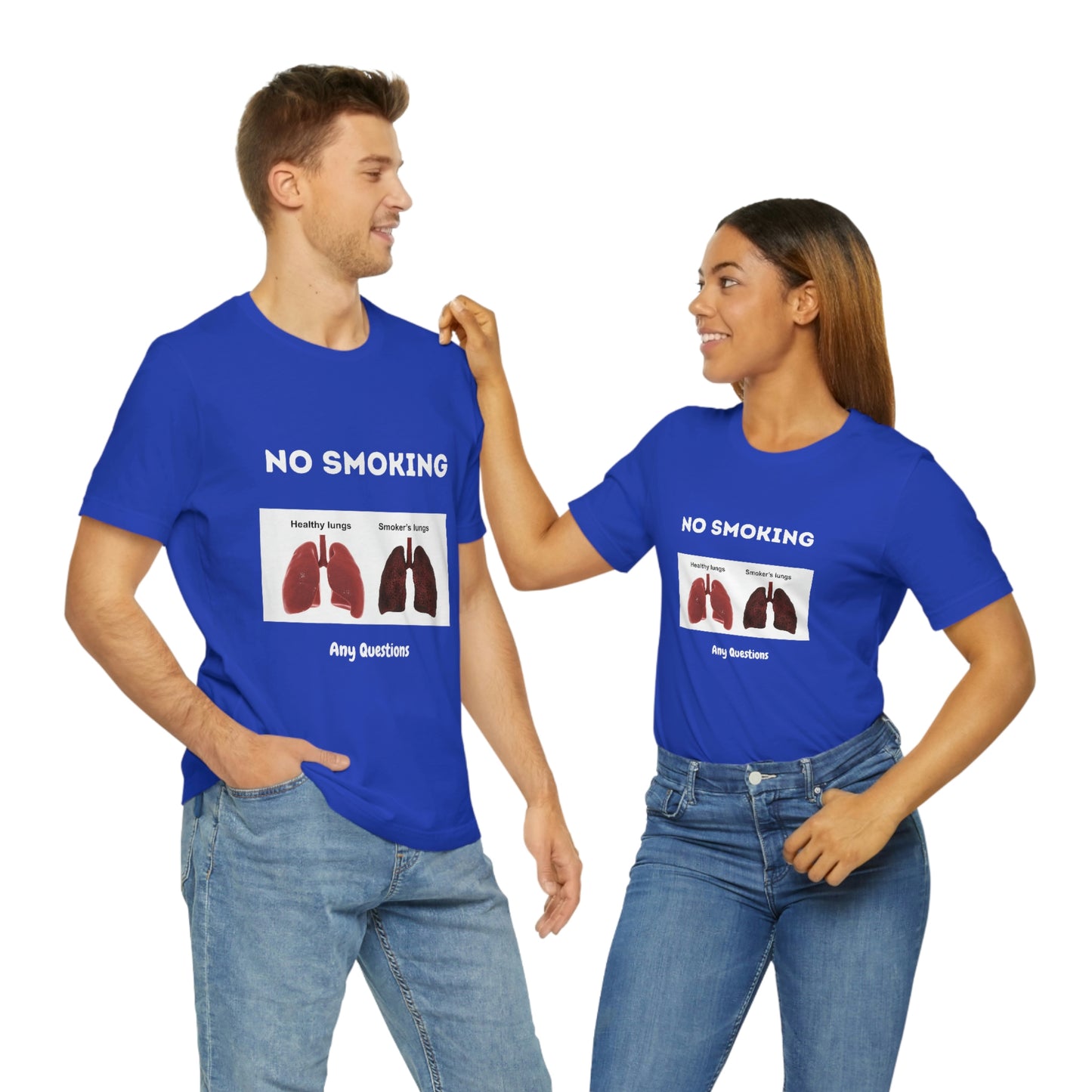 No Smoking Unisex Jersey Short Sleeve Tee