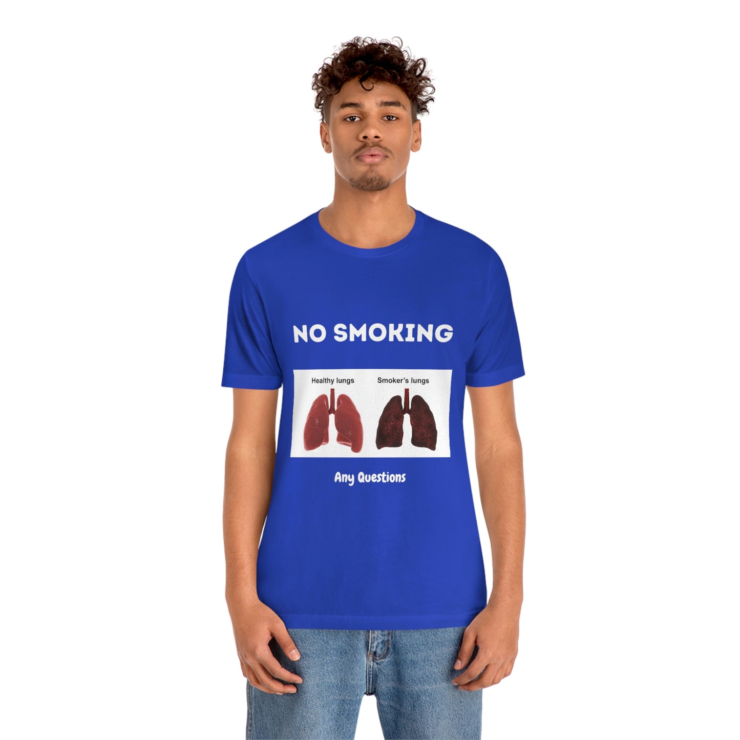 No Smoking Unisex Jersey Short Sleeve Tee