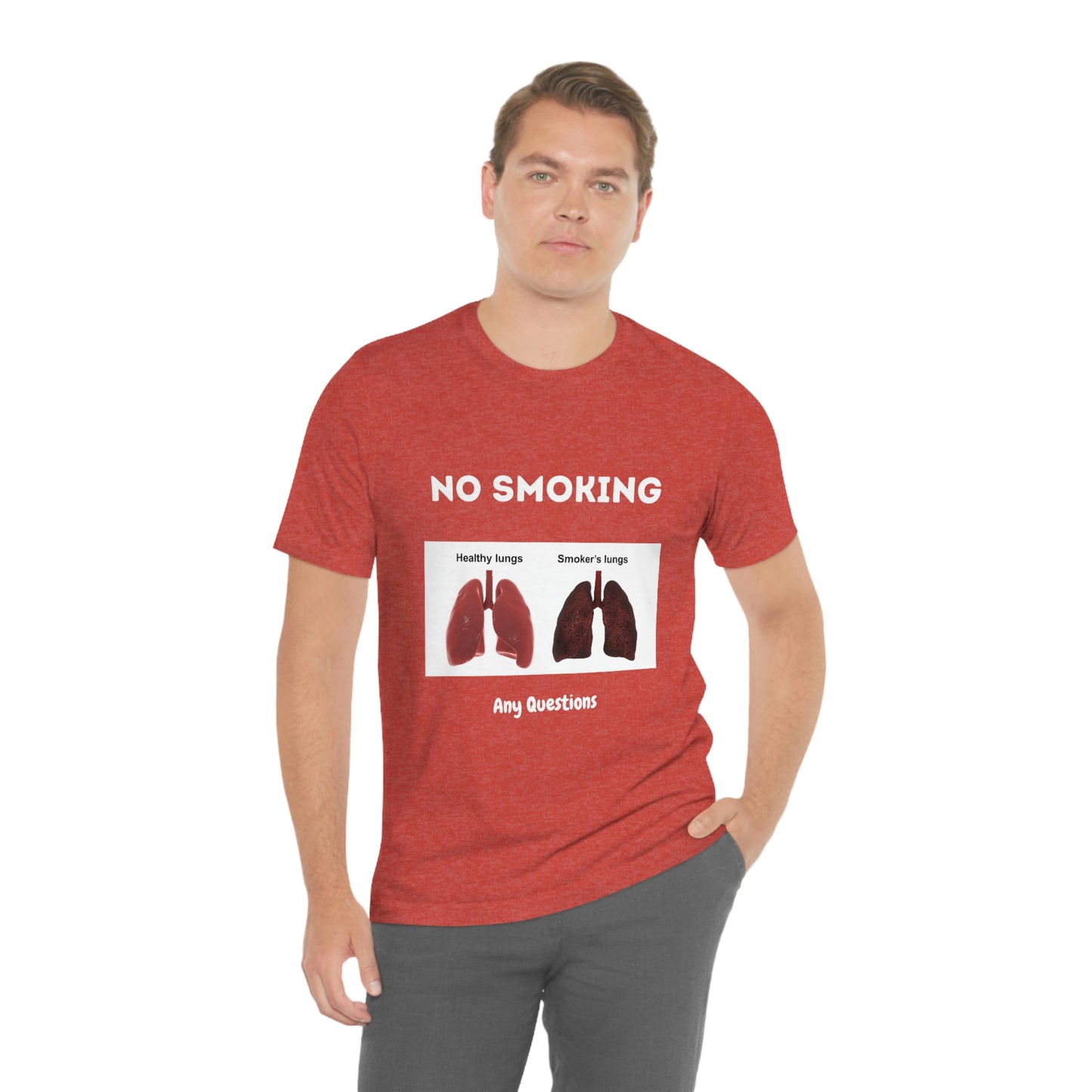 No Smoking Unisex Jersey Short Sleeve Tee