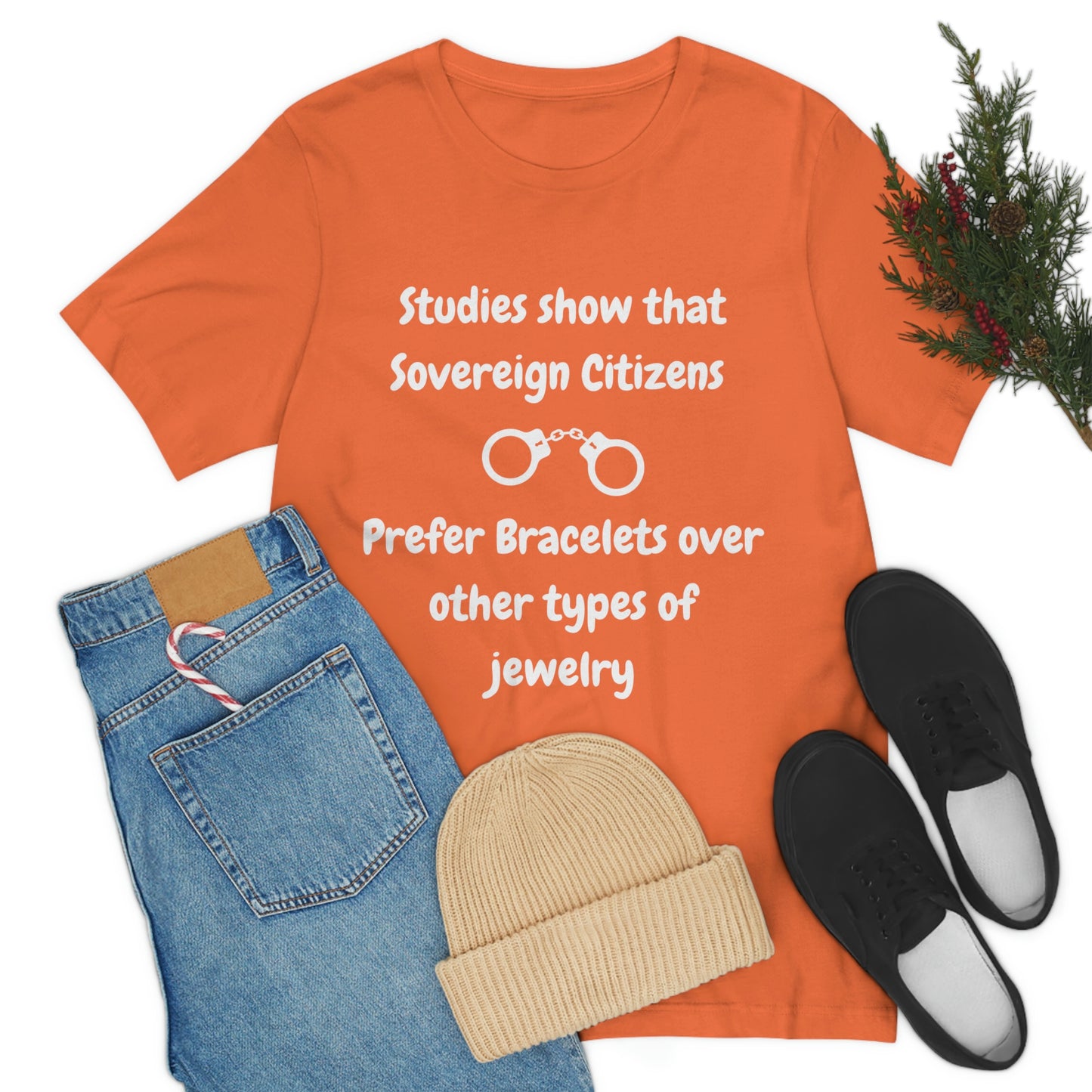 Sovereign Citizens Love Bracelets Funny Unisex Jersey Short Sleeve Tee