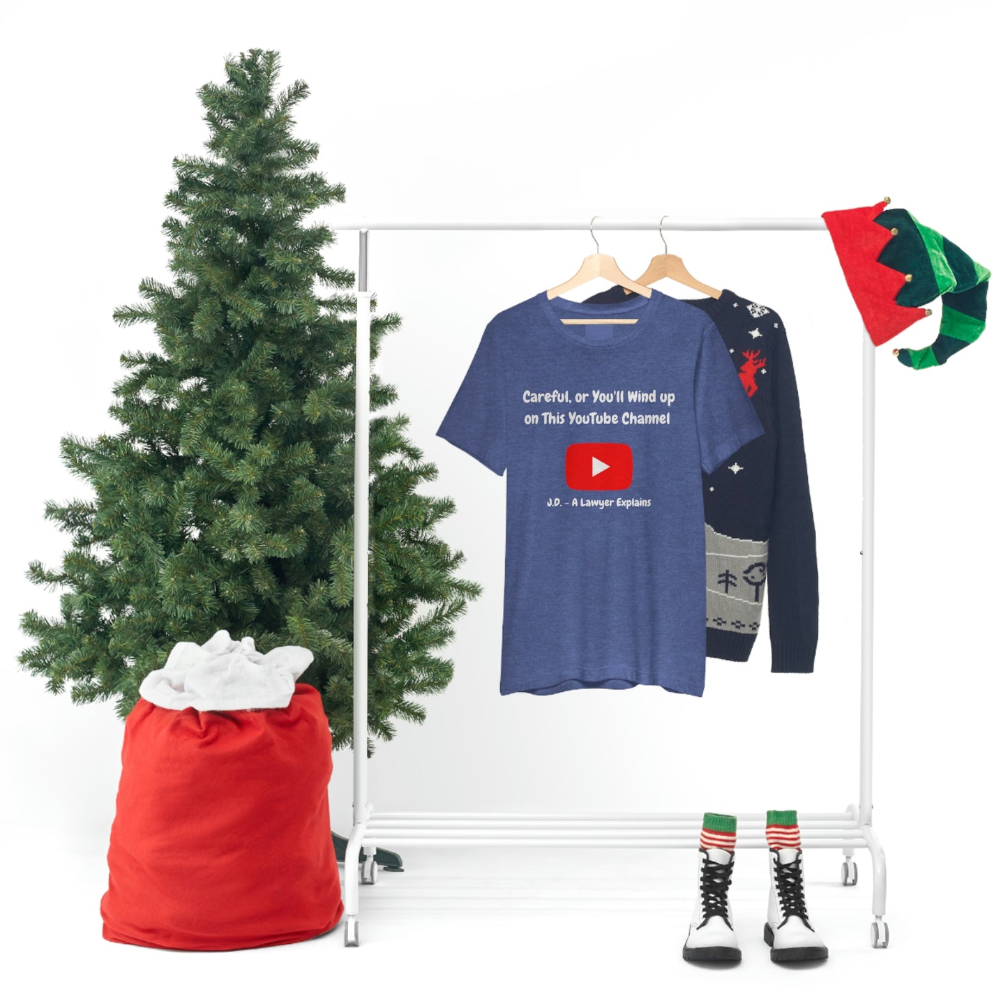 Careful or You'll Wind Up On This YouTube Channel Funny Unisex Jersey Short Sleeve Tee