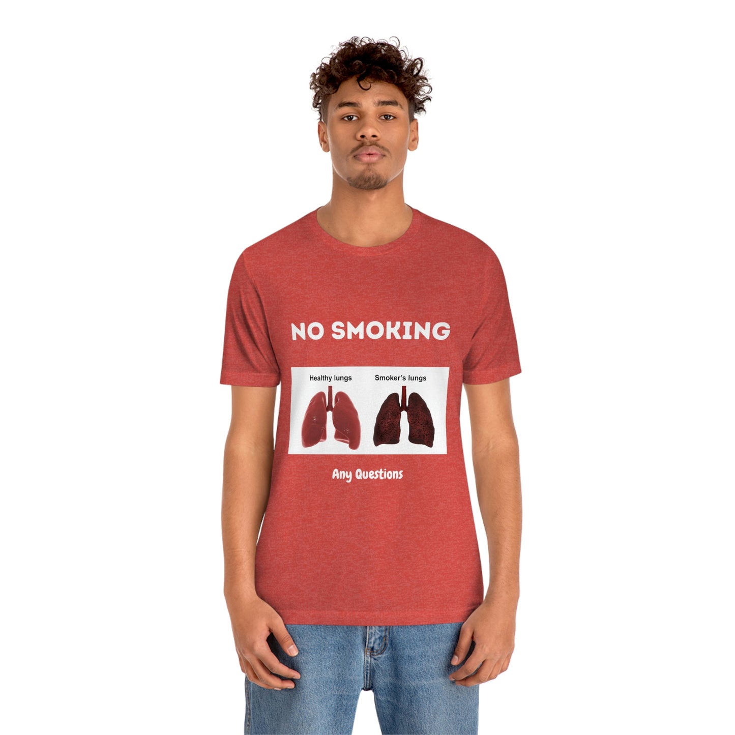 No Smoking Unisex Jersey Short Sleeve Tee
