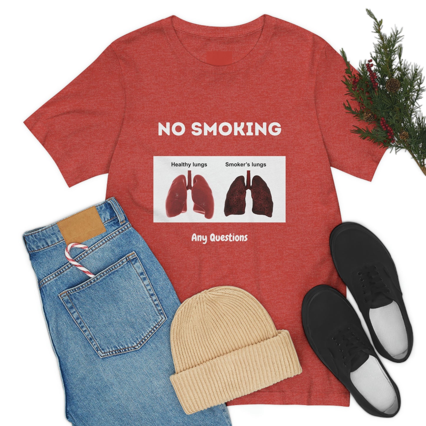 No Smoking Unisex Jersey Short Sleeve Tee