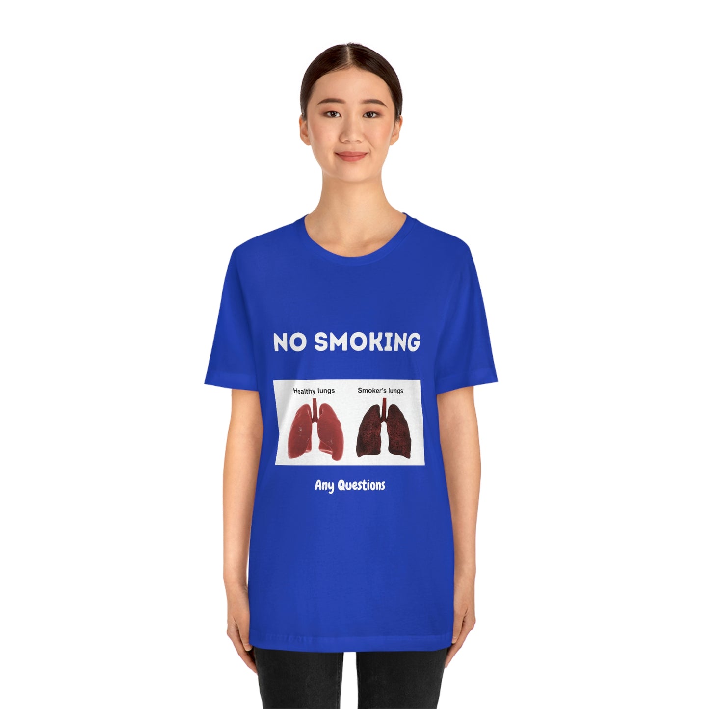 No Smoking Unisex Jersey Short Sleeve Tee