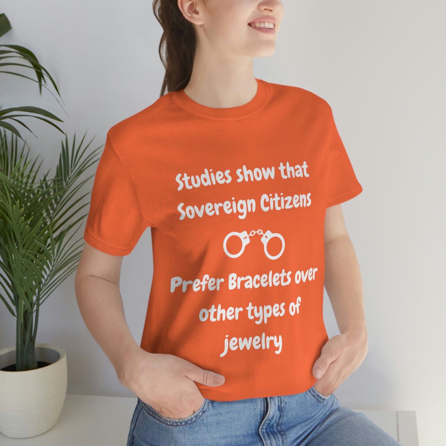 Sovereign Citizens Love Bracelets Funny Unisex Jersey Short Sleeve Tee