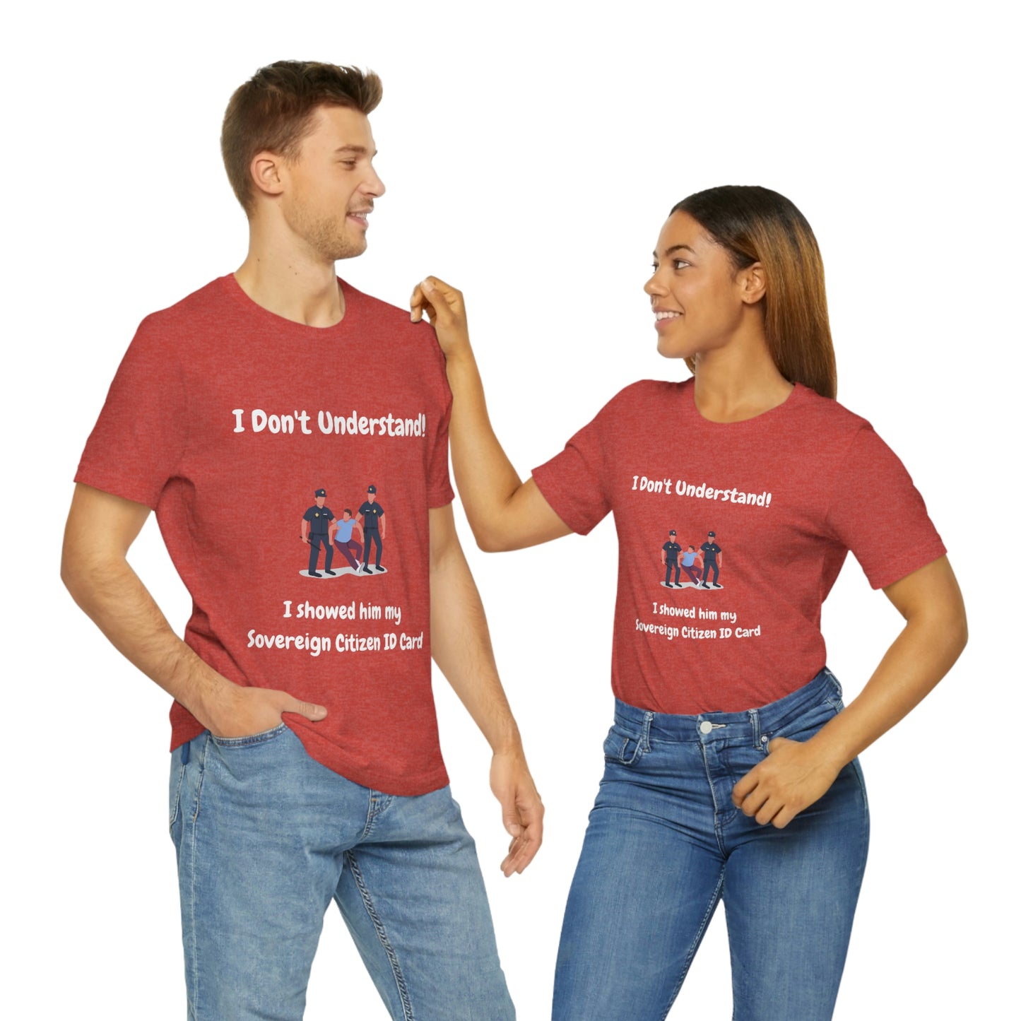 I Don't Understand Funny Unisex Jersey Short Sleeve Tee