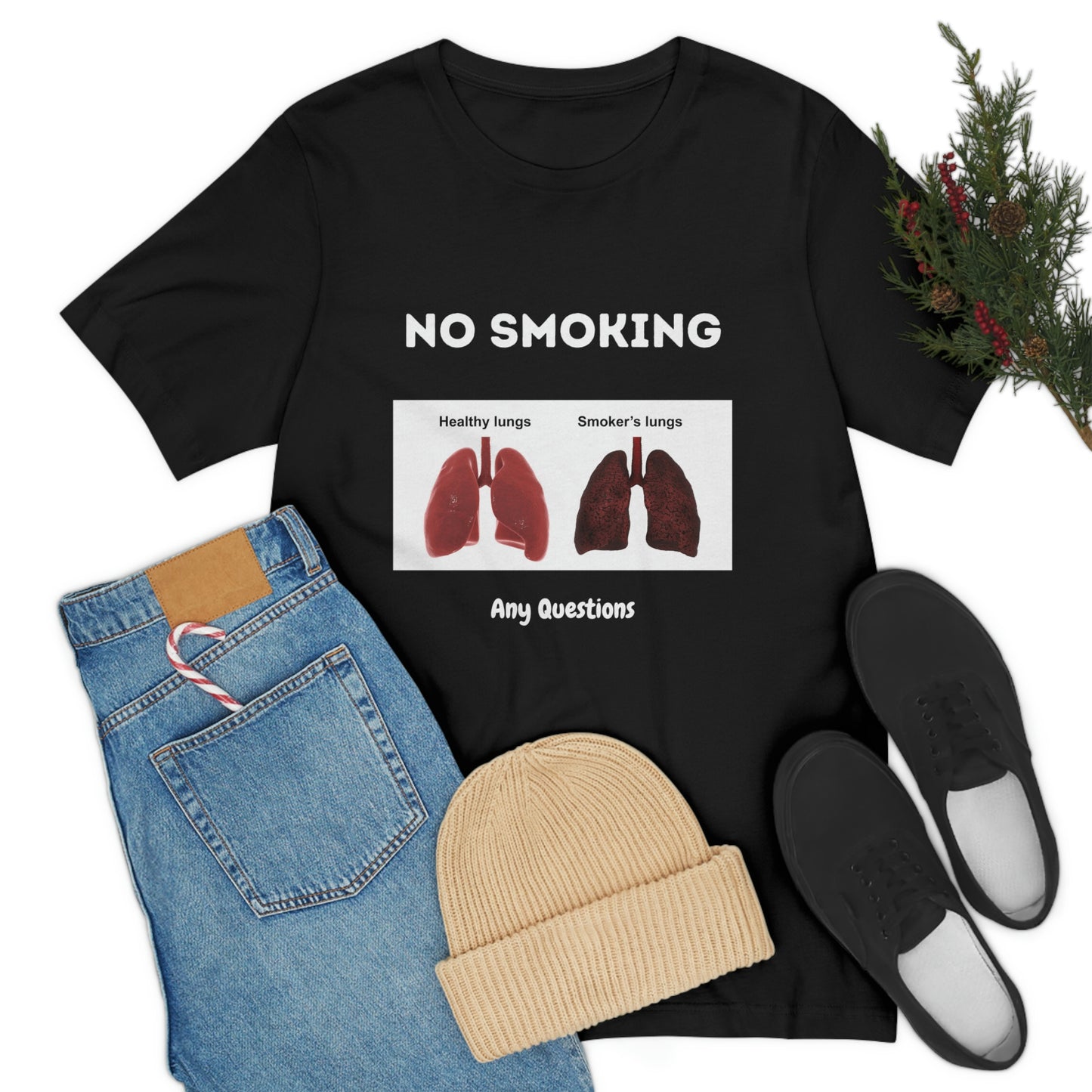 No Smoking Unisex Jersey Short Sleeve Tee