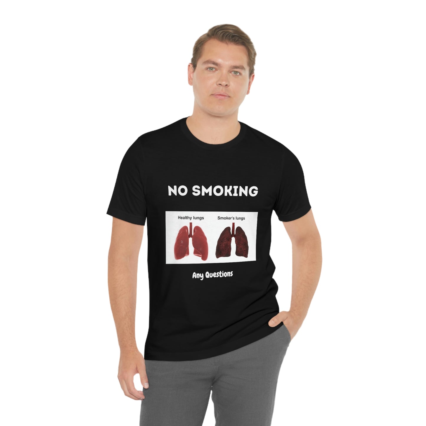 No Smoking Unisex Jersey Short Sleeve Tee