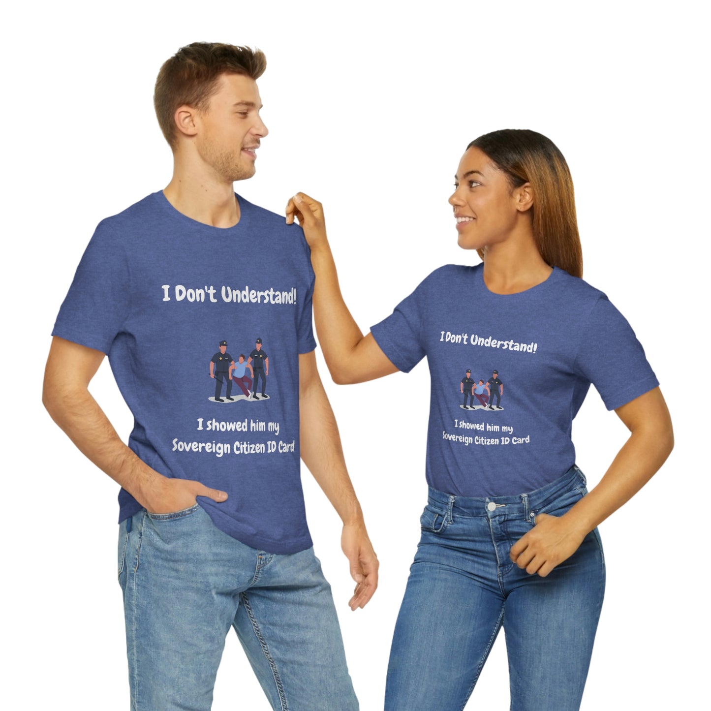 I Don't Understand Funny Unisex Jersey Short Sleeve Tee