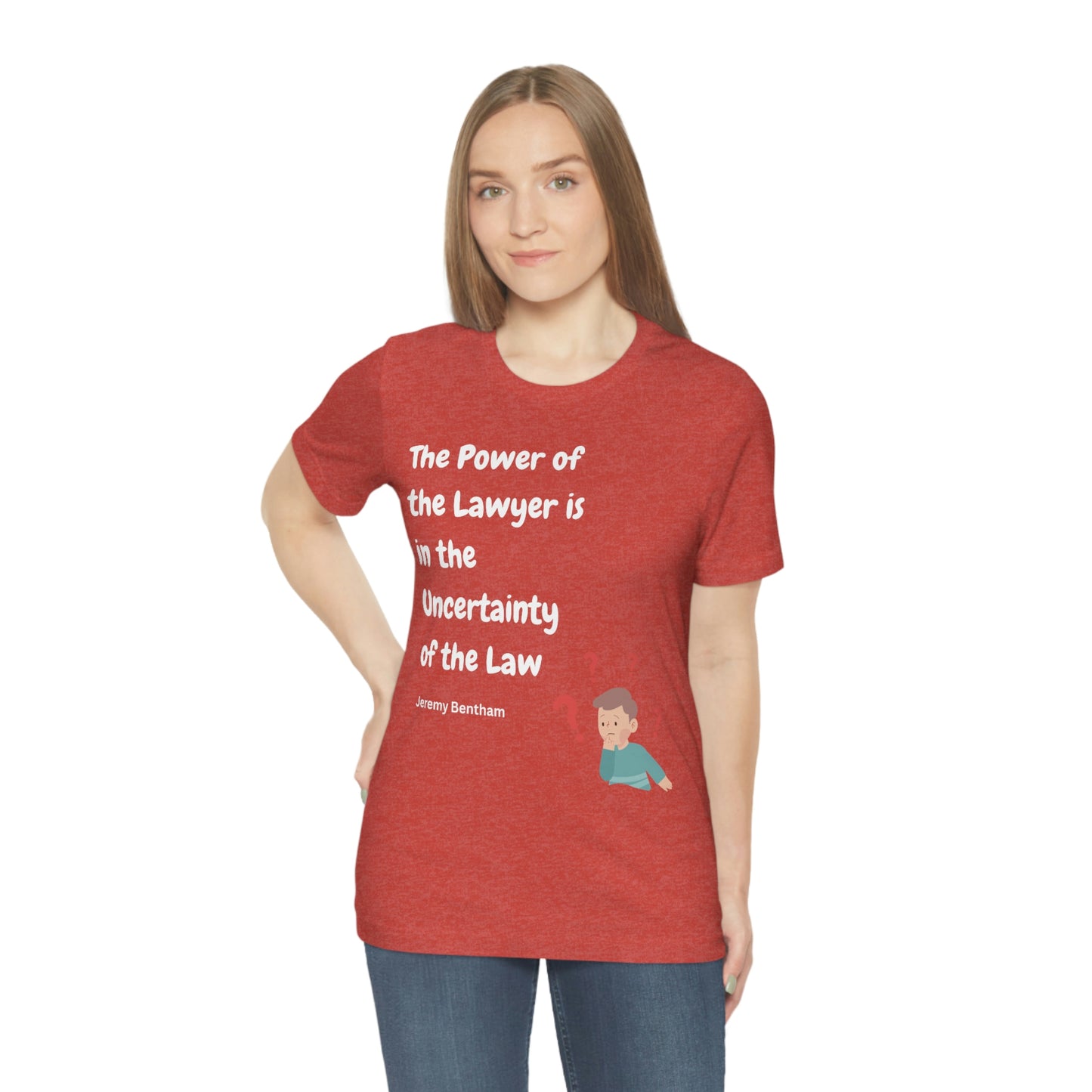 The Power of the Lawyer Unisex Jersey Short Sleeve Tee