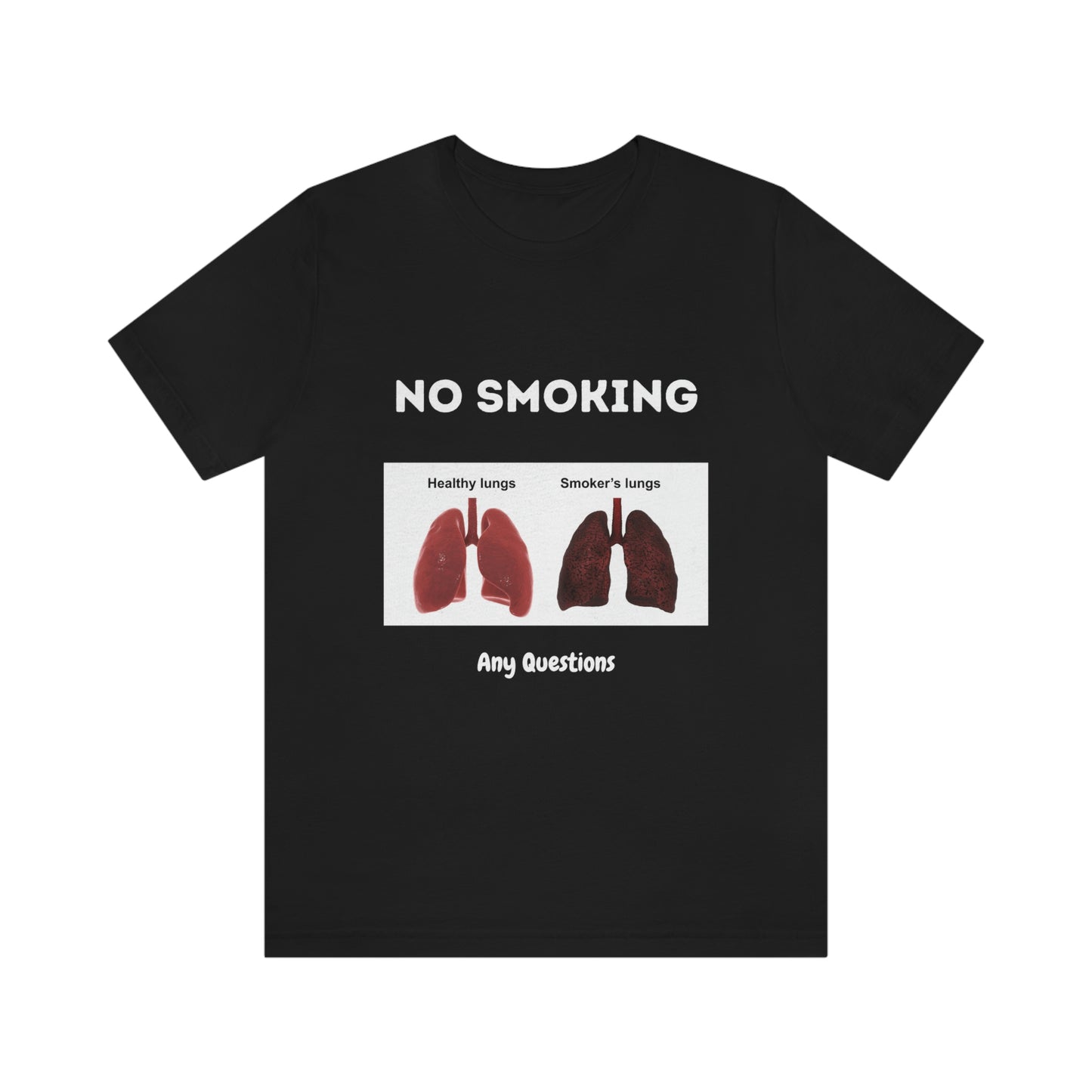 No Smoking Unisex Jersey Short Sleeve Tee