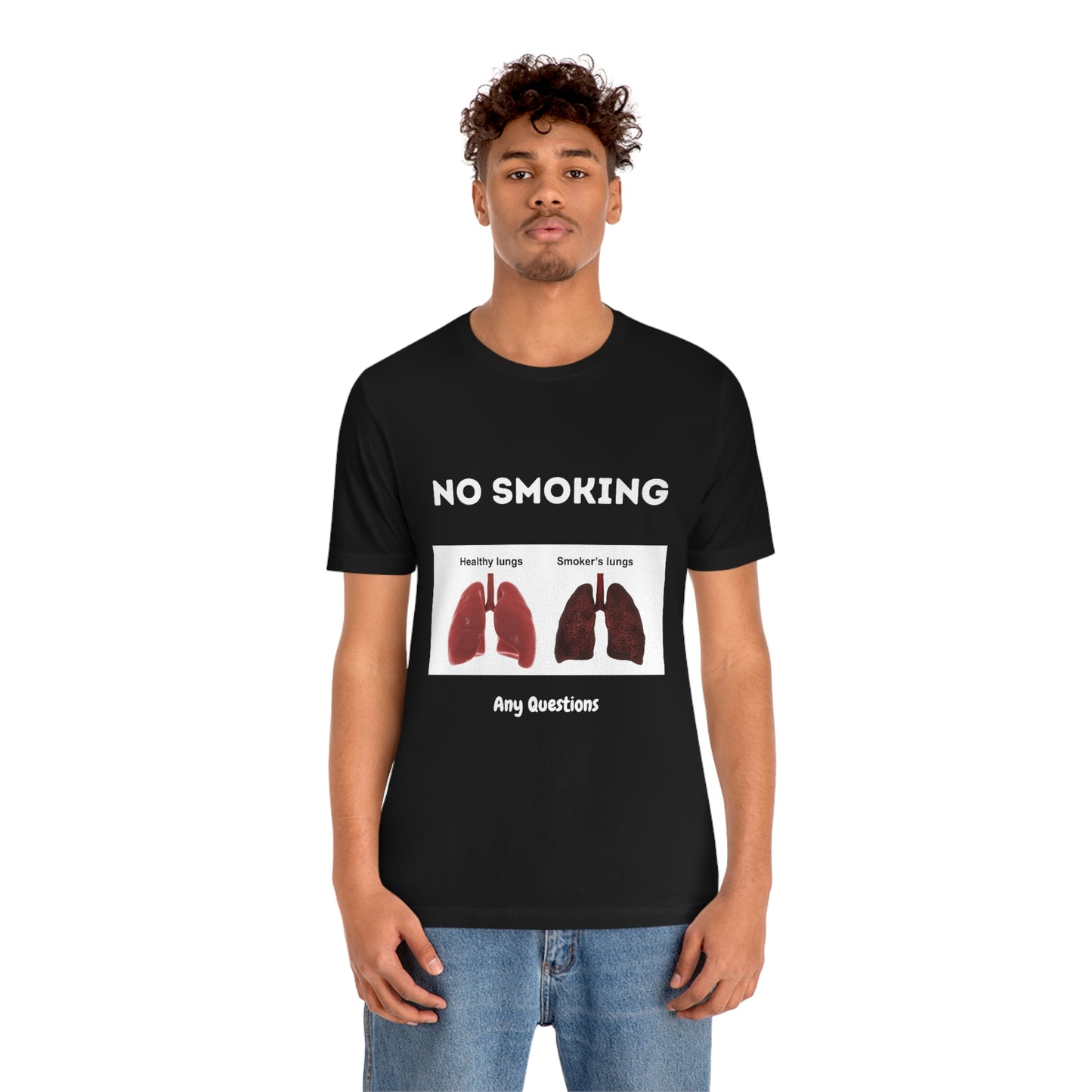 No Smoking Unisex Jersey Short Sleeve Tee