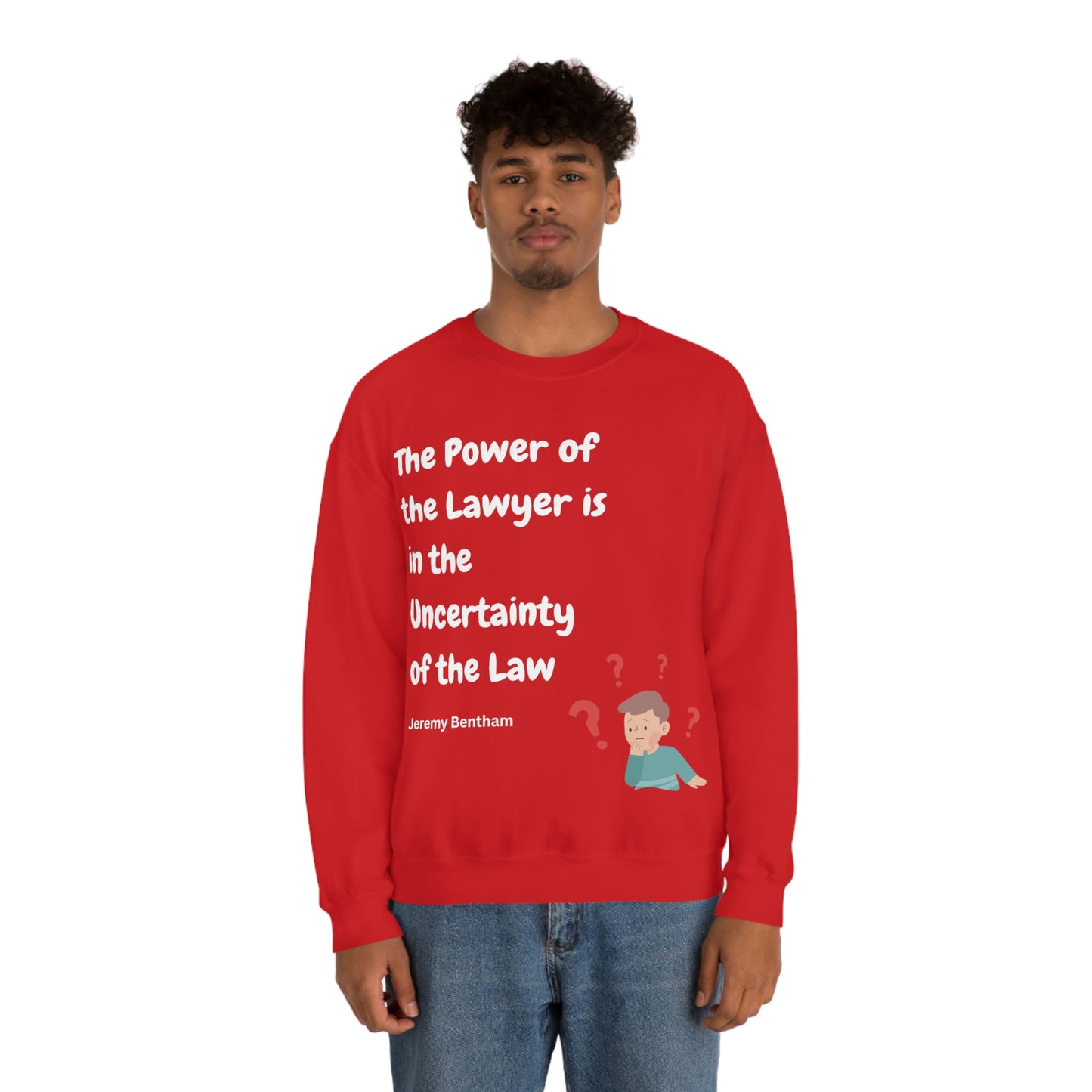 The Power of the Lawyer - Unisex Heavy Blend™ Crewneck Sweatshirt