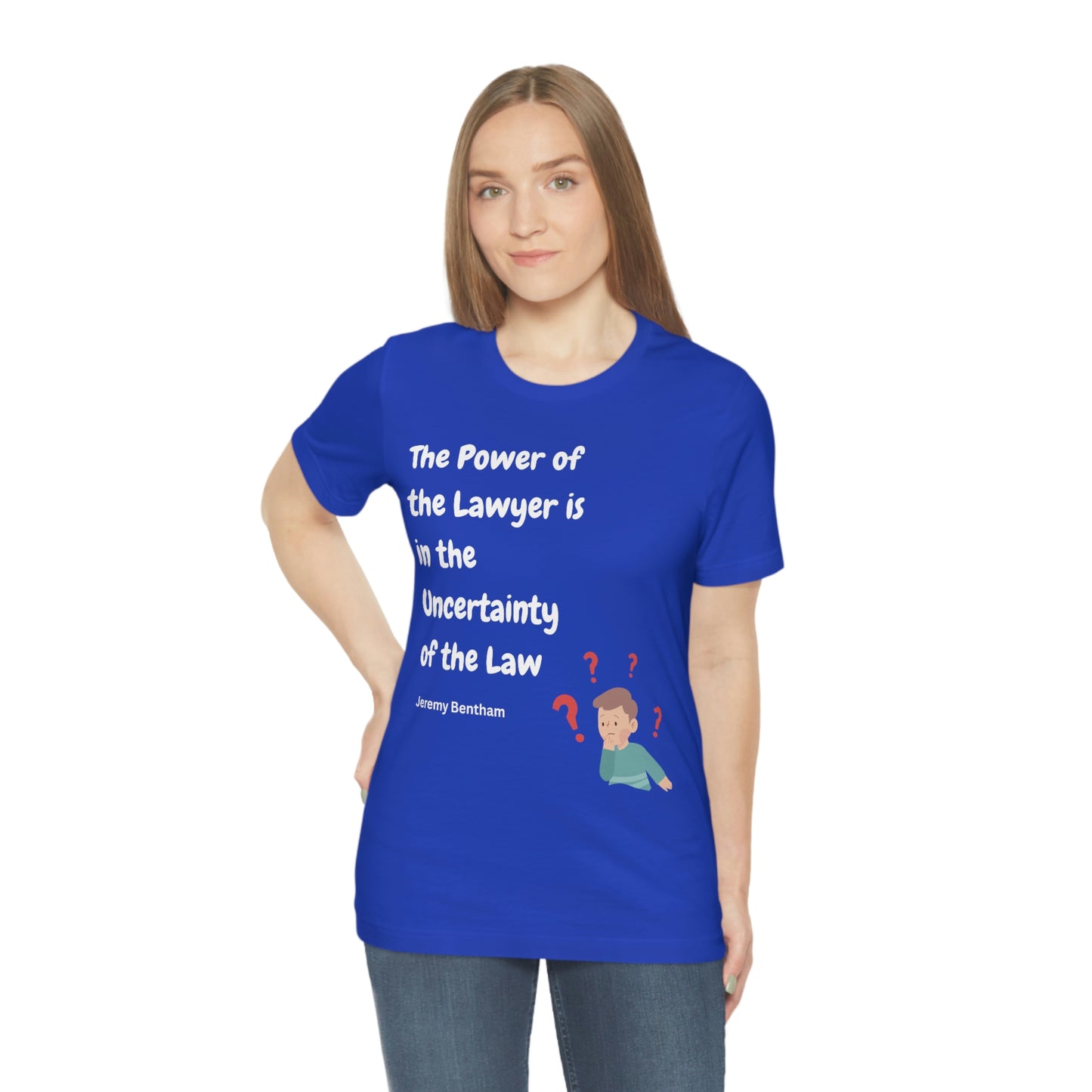 The Power of the Lawyer Unisex Jersey Short Sleeve Tee
