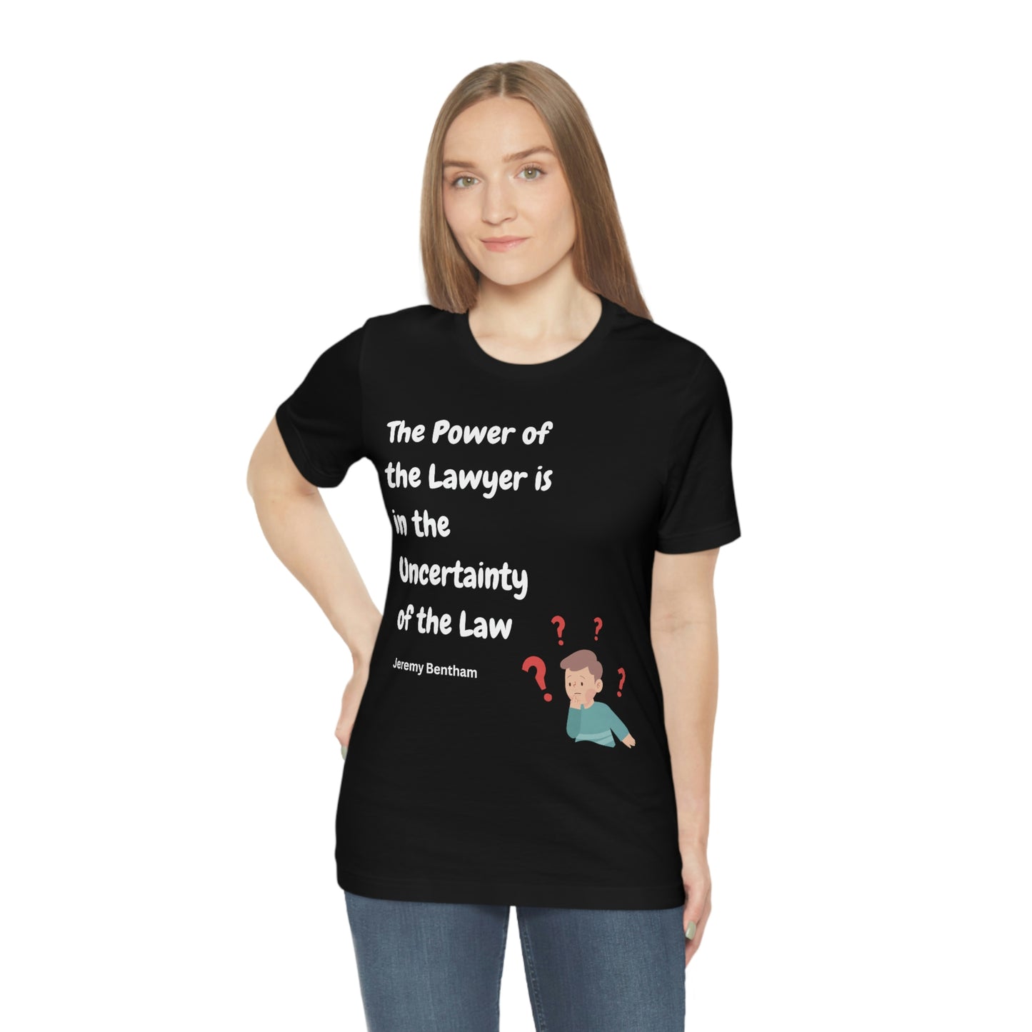 The Power of the Lawyer Unisex Jersey Short Sleeve Tee