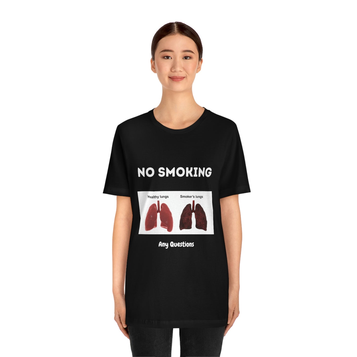 No Smoking Unisex Jersey Short Sleeve Tee