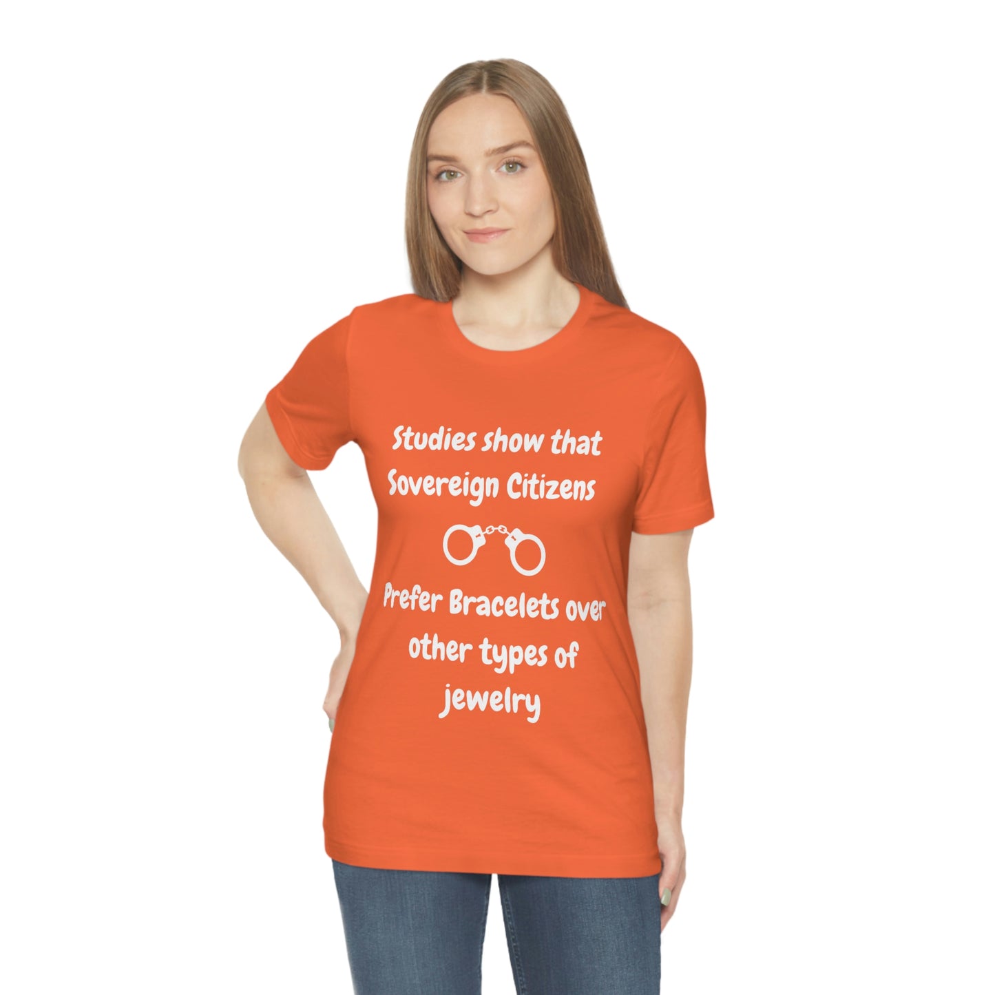 Sovereign Citizens Love Bracelets Funny Unisex Jersey Short Sleeve Tee