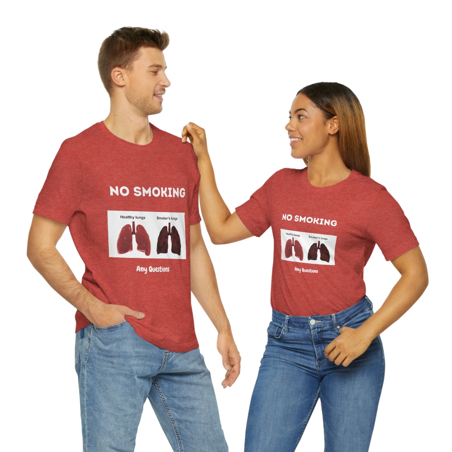 No Smoking Unisex Jersey Short Sleeve Tee