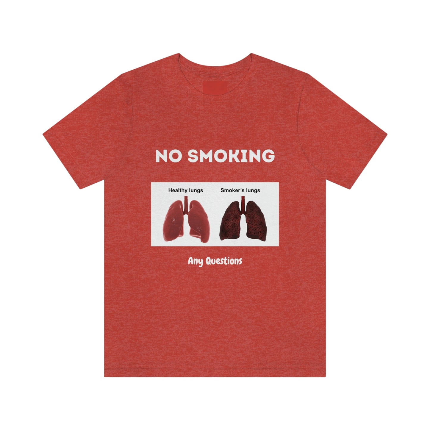 No Smoking Unisex Jersey Short Sleeve Tee